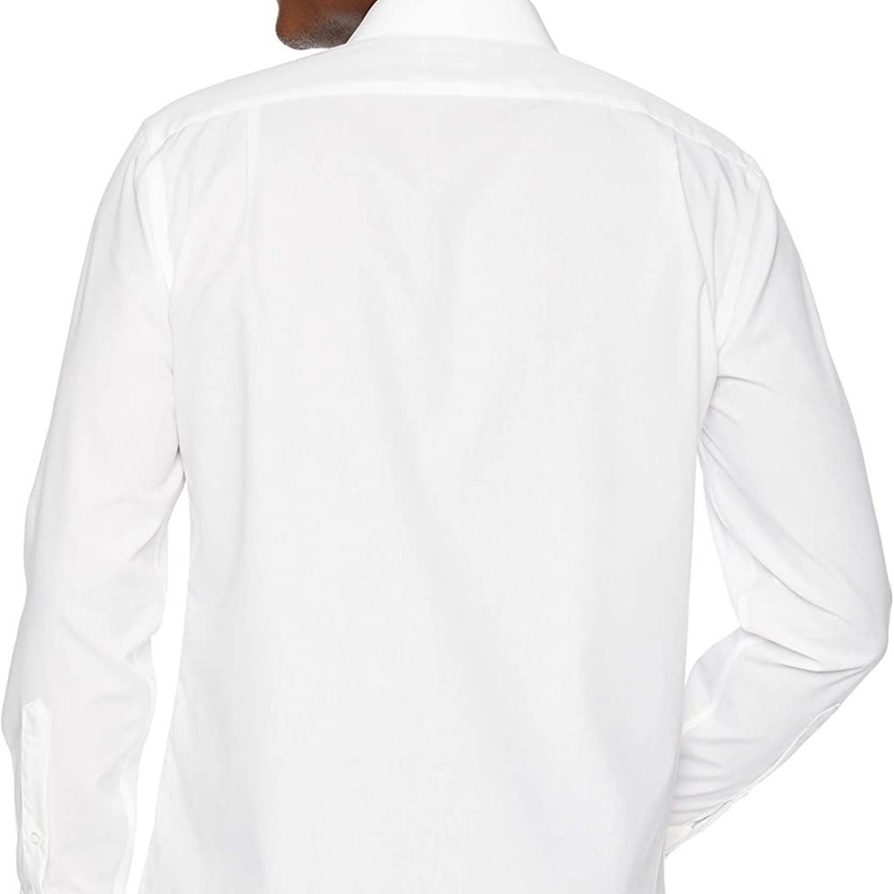Slim-Fit Wrinkle-Resistant Long-Sleeve Dress Shirt - Picture 3 of 3